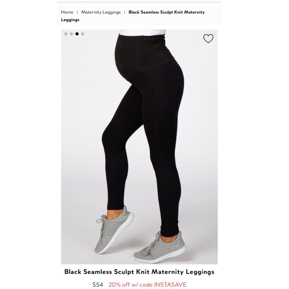 Black Maternity Leggings